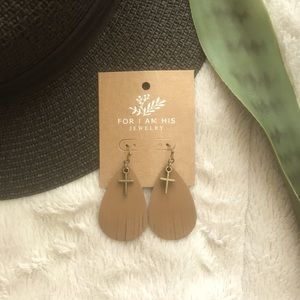 Dangle LifeWay Cross Earrings